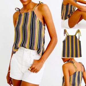 Madewell Crochet Tie-Strap Tank